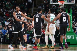  篮网三巨头合砍八十加，杜兰特关键球定乾坤